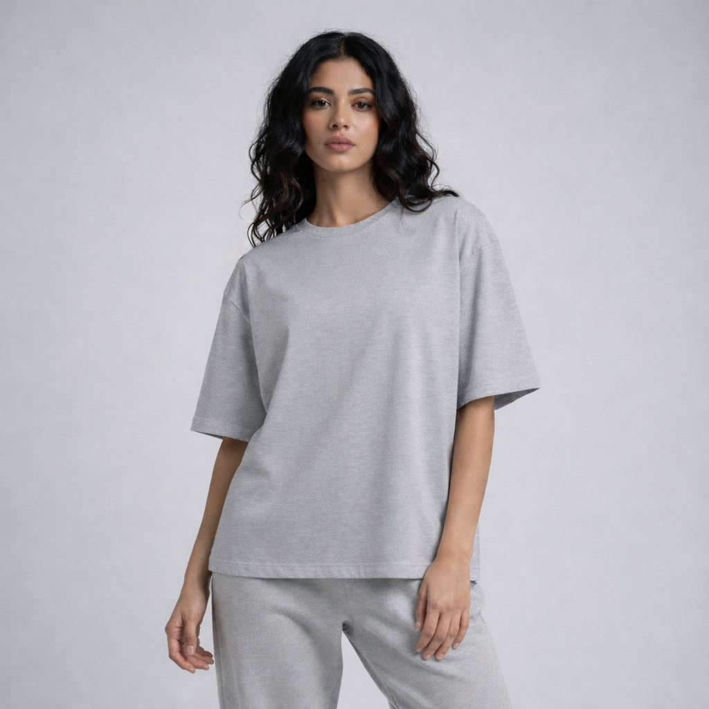 Oversized Boulevard Unisex T-Shirt - Gray