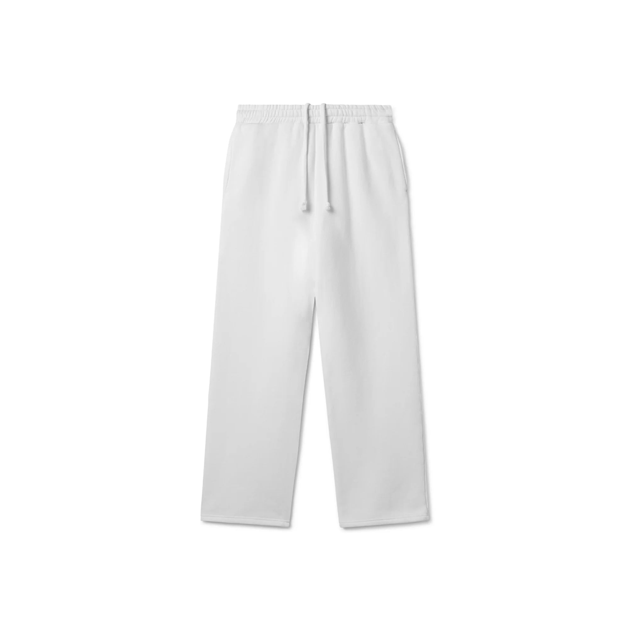 Grey Unisex Straight Leg Sweatpants - Basic