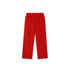 Red Unisex Straight Leg Sweatpants - Basic