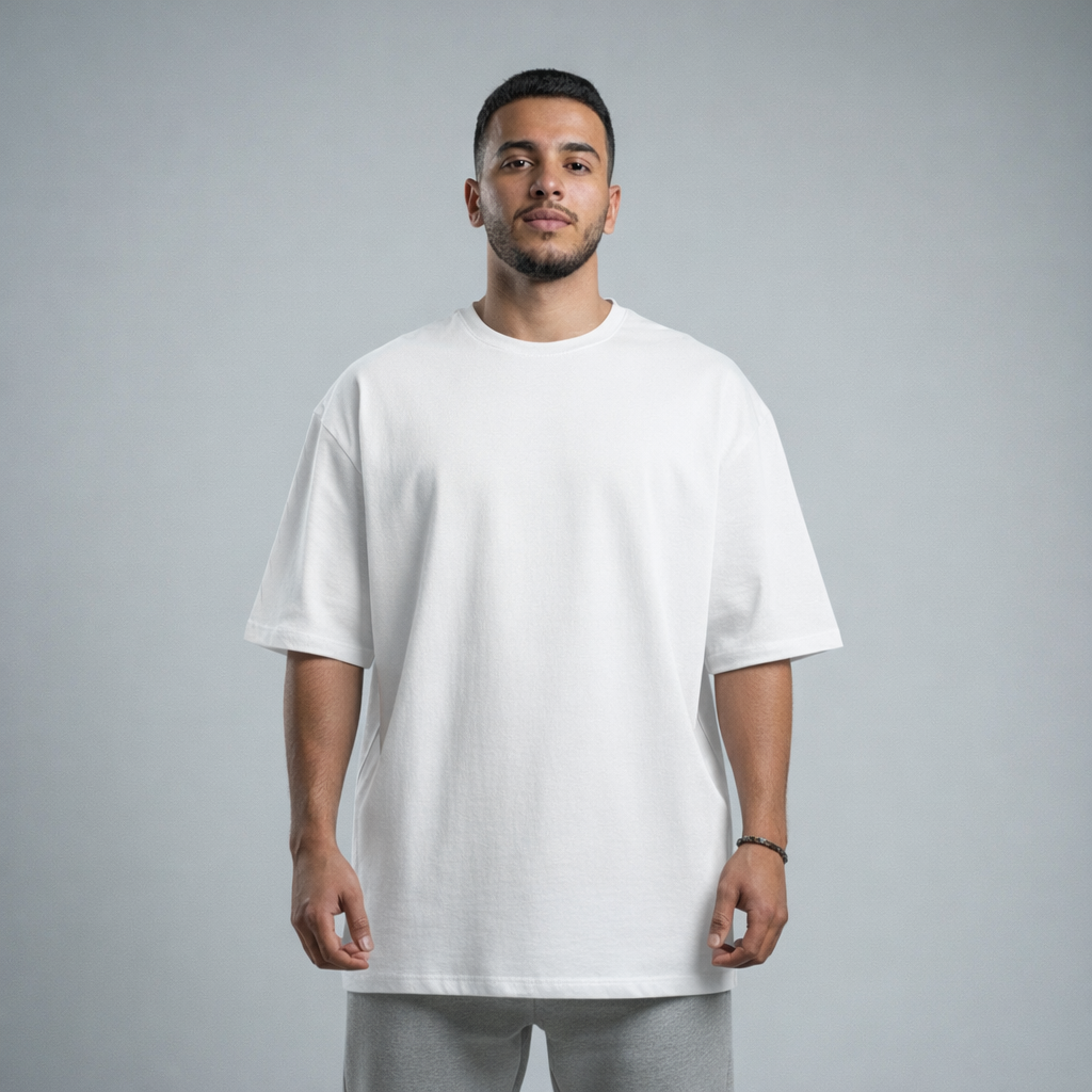 Oversized Boulevard Unisex T-Shirt - WHITE