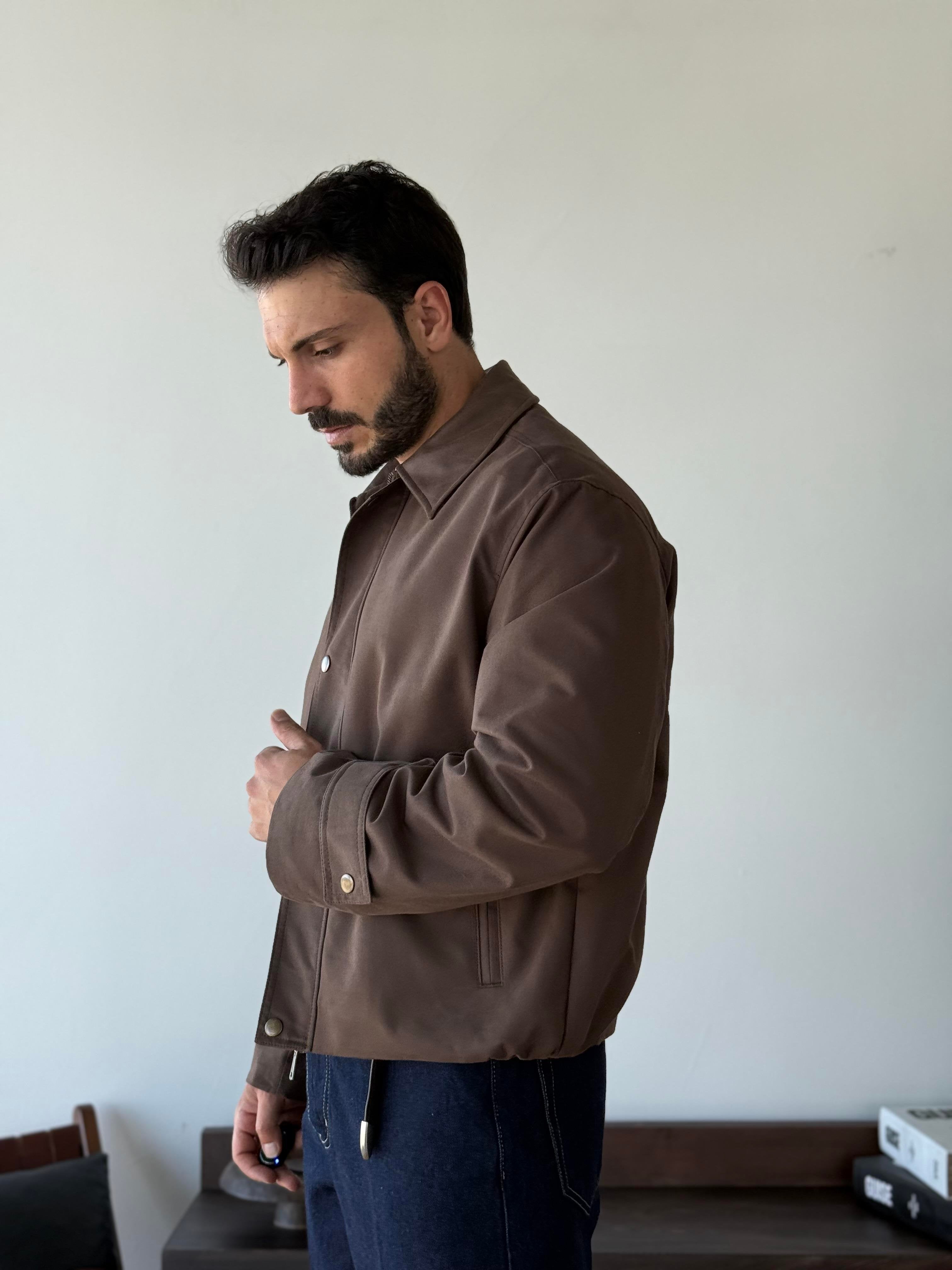 BOXFIT BASIC “BROWN” JACKET
