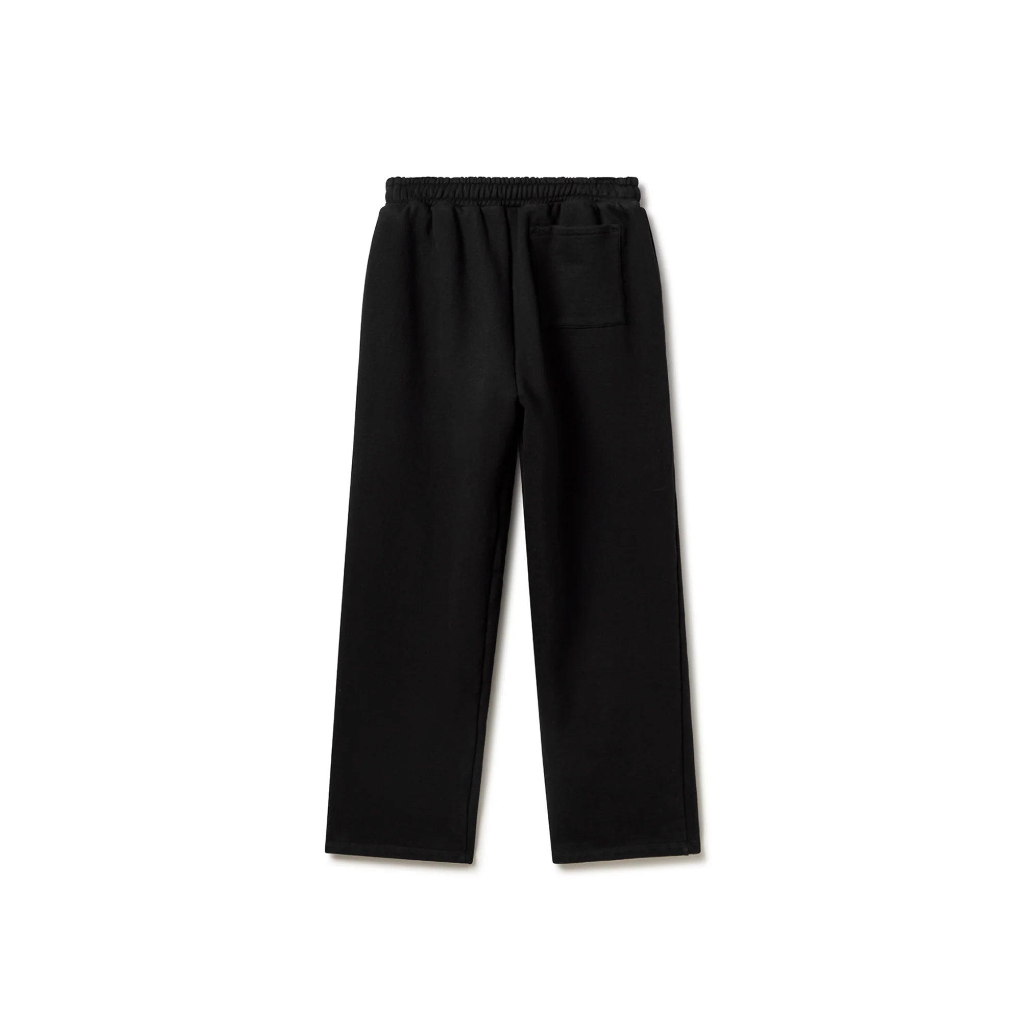 Black Unisex Straight Leg Sweatpants - Basic