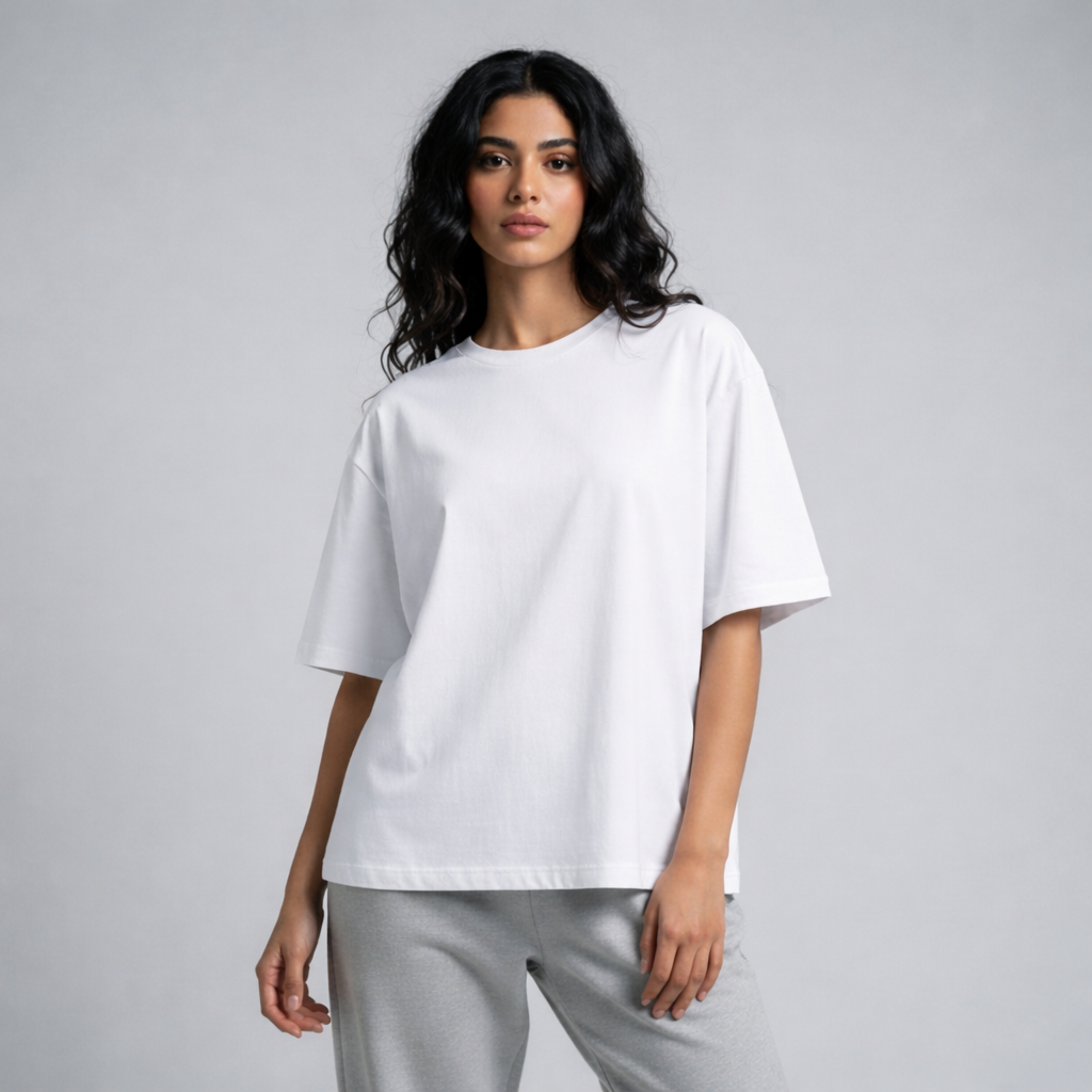 Oversized Boulevard Unisex T-Shirt - WHITE