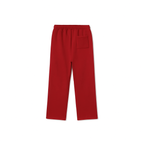 Red Unisex Straight Leg Sweatpants - Basic