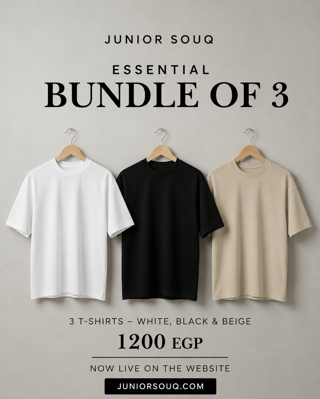Premium T-SHIRTS Bundle – 3 T-Shirts